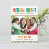 明るいメリー色とはっきりしたの写真をストライプ表示 シーズンカード (スタンド正面)