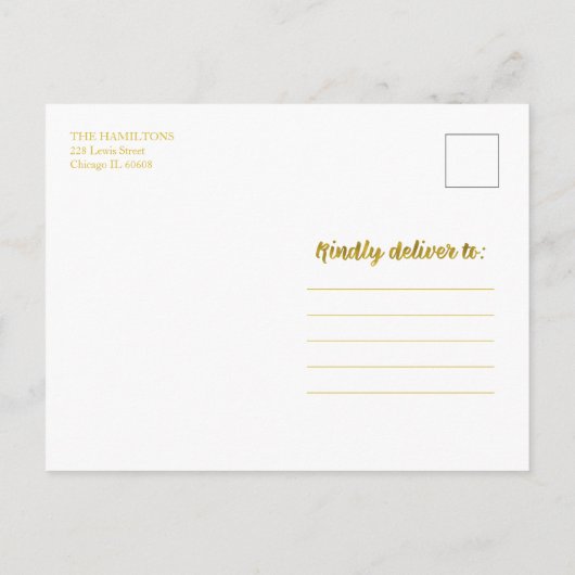 明るいメリー赤い花クリスマス写真 ポストカード (裏面)