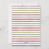 明るいメリー赤の緑の写真のクリスマス シーズンカード (裏面)