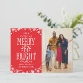 明るいメリー赤モダンの写真 シーズンカード (スタンド正面)