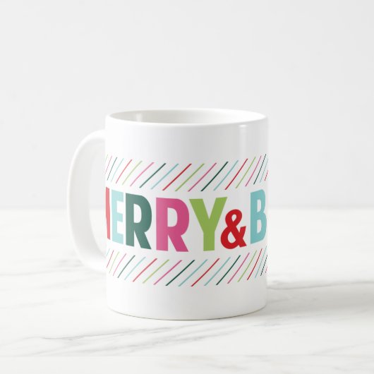 明るいメリー陽気な休日 コーヒーマグカップ (正面左)