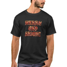 明るいメリー – 家族のクリスマスTシャツ