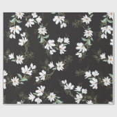 明るいモクレンの継ぎ目のない模様 ラッピングペーパー (フラット)
