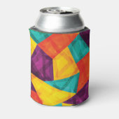 明るいモザイクグランジシームレスパターン 缶クーラー (缶裏面)