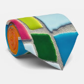 明るいモザイクタイル ネクタイ (ロール)