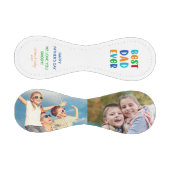 明るいモダンカラフル最高のパパEVER父の日 野球ボール (パネル)