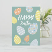 明るいモダンカラフル シーズンカード (スタンド正面)