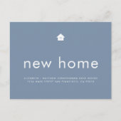 明るいモダンカラーミニマリストニューホーム 案内ポストカード (正面)