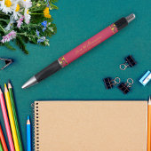 明るいモダンフローラ先生ペン ボールペン