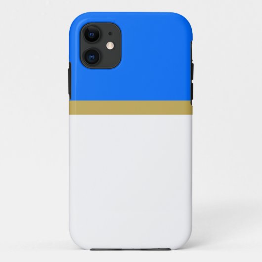 明るいモダンブ航海のルーホワイト色ブロック Case-Mate iPhoneケース (裏面)