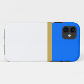 明るいモダンブ航海のルーホワイト色ブロック Case-Mate iPhoneケース (裏面(横))