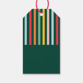 明るいモダンミニマルシンプル家族のクリスマス ギフトタグ (裏面)