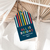 明るいモダンミニマルシンプル家族のクリスマス ギフトタグ