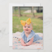 明るいモダンメリークリスマスカスタム写真 シーズンカード (裏面)