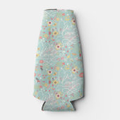 明るいモダンロマンチックなパターン ボトルクーラー (正面)