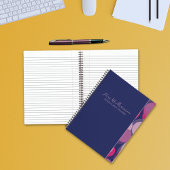 明るいモダン抽象芸術先生スパイラルノートブック ノートブック