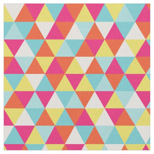 明るいモダン色の幾何学的 | ファブリック (クローズアップ)