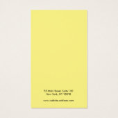 明るいモダン色はっきりしたイヤリングディスプレイカード (裏面)