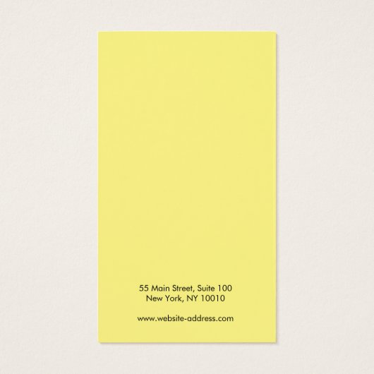 明るいモダン色はっきりしたイヤリングディスプレイカード (裏面)