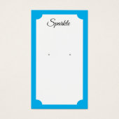 明るいモダン色はっきりしたイヤリングディスプレイカード (正面)