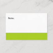 明るいモダン車詳細名刺デザイン 名刺 (裏面)