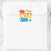 明るいモルモット スクエアシール (バッグ)