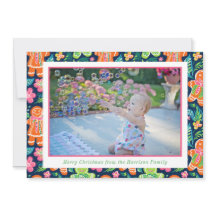 明るいヤシビーチクリスマスジンジャーブレッド写真