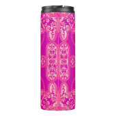 明るいユニークピカラフルンク紫のパタ華美ーン タンブラー (裏面)