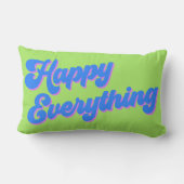 明るいユニークレトロハッピーオールクリスマス ランバークッション (裏面)