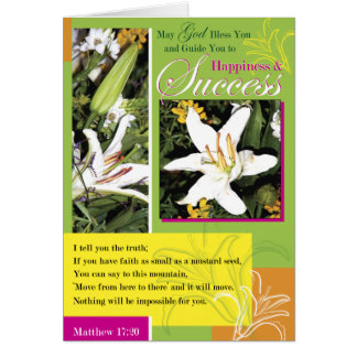 明るいユリの成功