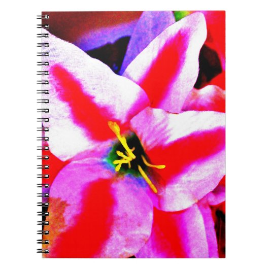 明るいユリ ノートブック (正面)