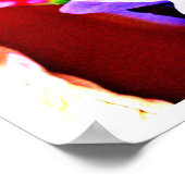 明るいユリ ポスター (角)