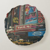 明るいライトタイムズ・スクエア2012年 ラウンドクッション (裏面)