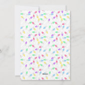 明るいライト数々の – フォトホリデーカード シーズンカード (裏面)