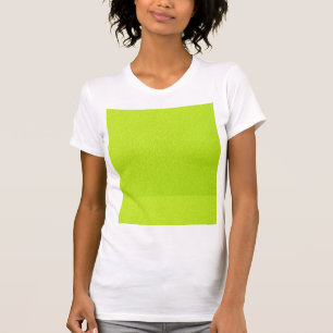 明るいライムグリーンネオン粋な色 Tシャツ