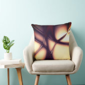 明るいラインの下の焼けベージュのクリームはコードのように見える クッション (椅子)