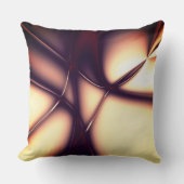 明るいラインの下の焼けベージュのクリームはコードのように見える クッション (正面)