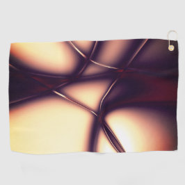 明るいラインの下の焼けベージュのクリームはコードのように見える ゴルフタオル