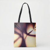 明るいラインの下の焼けベージュのクリームはコードのように見える トートバッグ (正面)