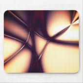 明るいラインの下の焼けベージュのクリームはコードのように見える マウスパッド (正面)