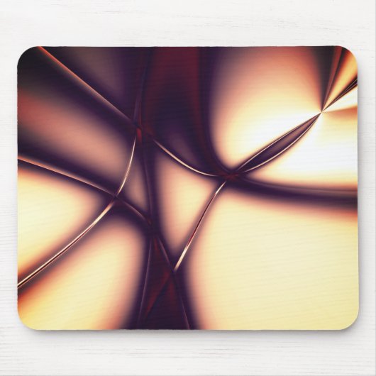 明るいラインの下の焼けベージュのクリームはコードのように見える マウスパッド (正面)
