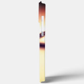 明るいラインの下の焼けベージュのクリームはコードのように見える Case-Mate iPhoneケース (裏面 / 左)