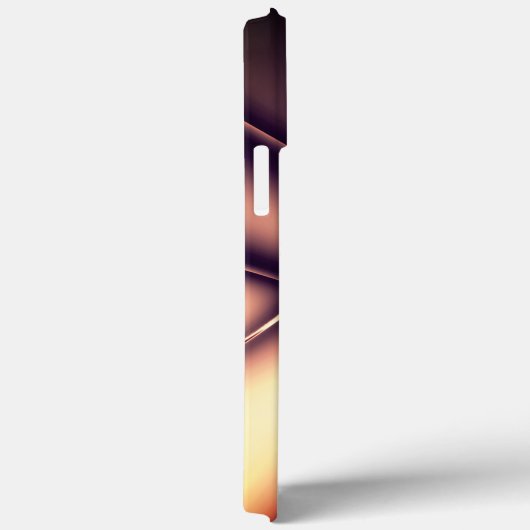 明るいラインの下の焼けベージュのクリームはコードのように見える Case-Mate iPhoneケース (裏面 / 右)