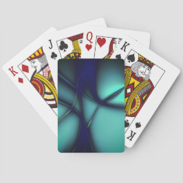 明るいラインの下の燃えたミントシアンはコードのように見える トランプ