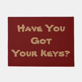 明るいリマインダーフレーズのオリジナルおもしろい ドアマット