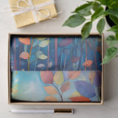 明るいレインボーカラフル紅葉デコページ 薄葉紙 (ギフト)