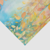 明るいレインボーカラフル紅葉デコページ 薄葉紙 (詳細)