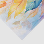 明るいレインボーカラフル紅葉デコページ 薄葉紙 (詳細)