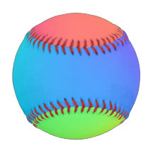 明るいレインボーグラディエント野球