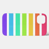 明るいレインボーストライプズCase-Mate iPhoneケース Case-Mate iPhoneケース (裏面 (横))